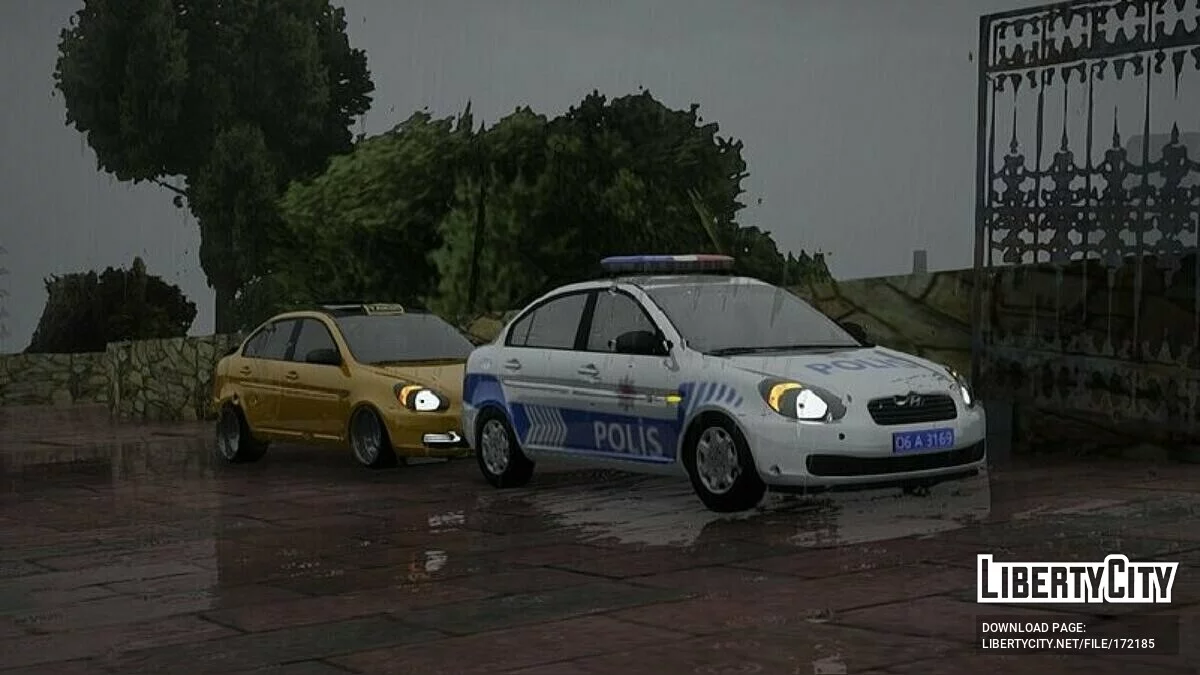 Hyundai Accent Era Polis Aracı / GTA San Andreas
