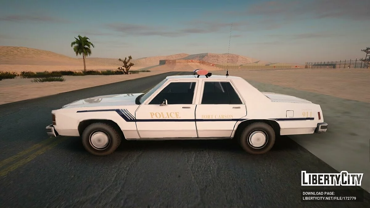 1986 Ford Crown Vic Fort Carson Police Department / GTA San Andreas