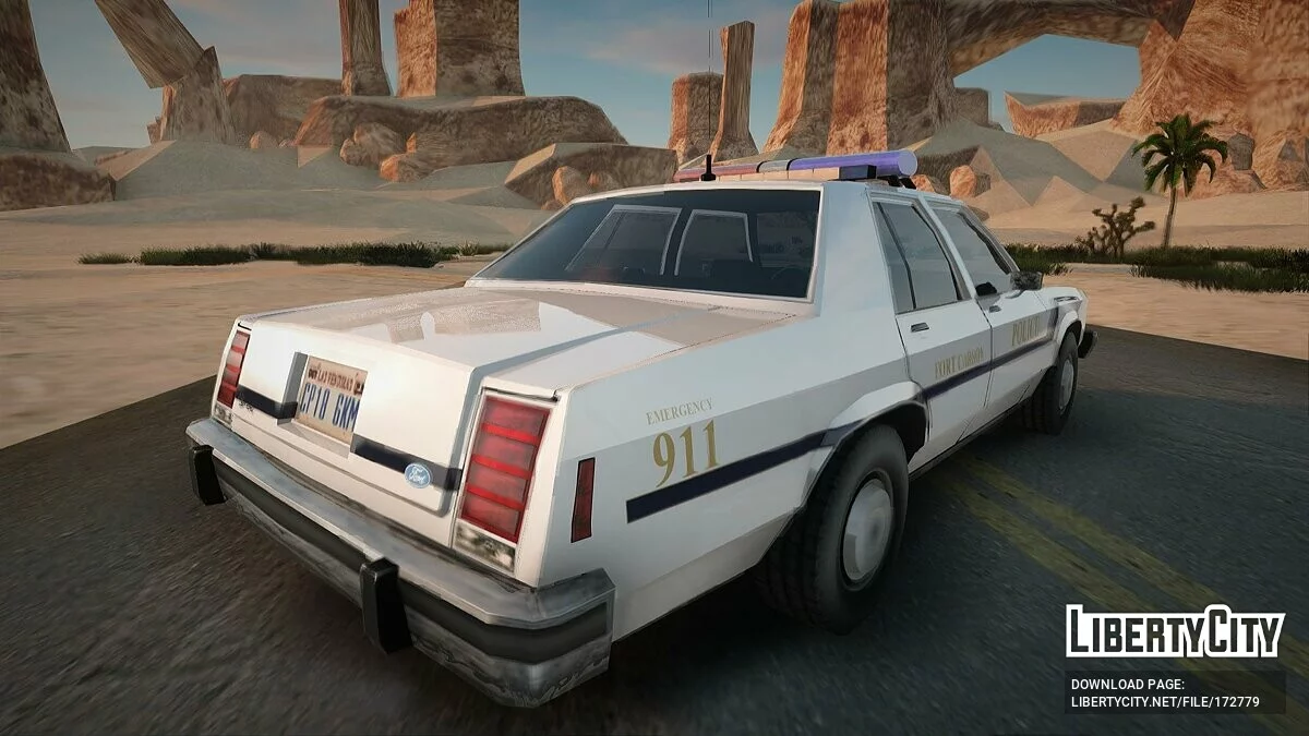 1986 Ford Crown Vic Fort Carson Police Department / GTA San Andreas