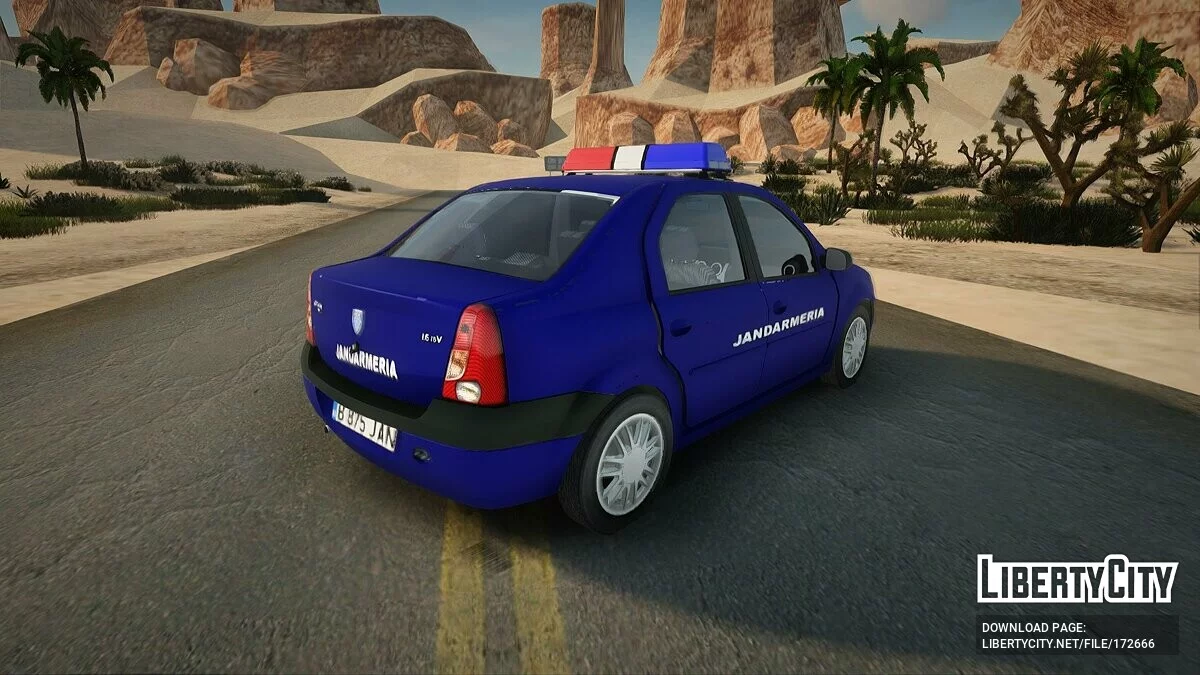 Dacia Logan Prestige Jandarmeria / GTA San Andreas