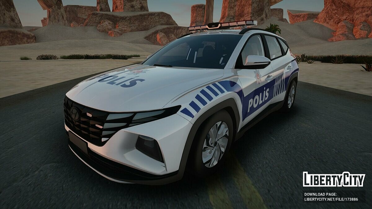 Скачать Hyundai Tucson - Полиция для GTA San Andreas