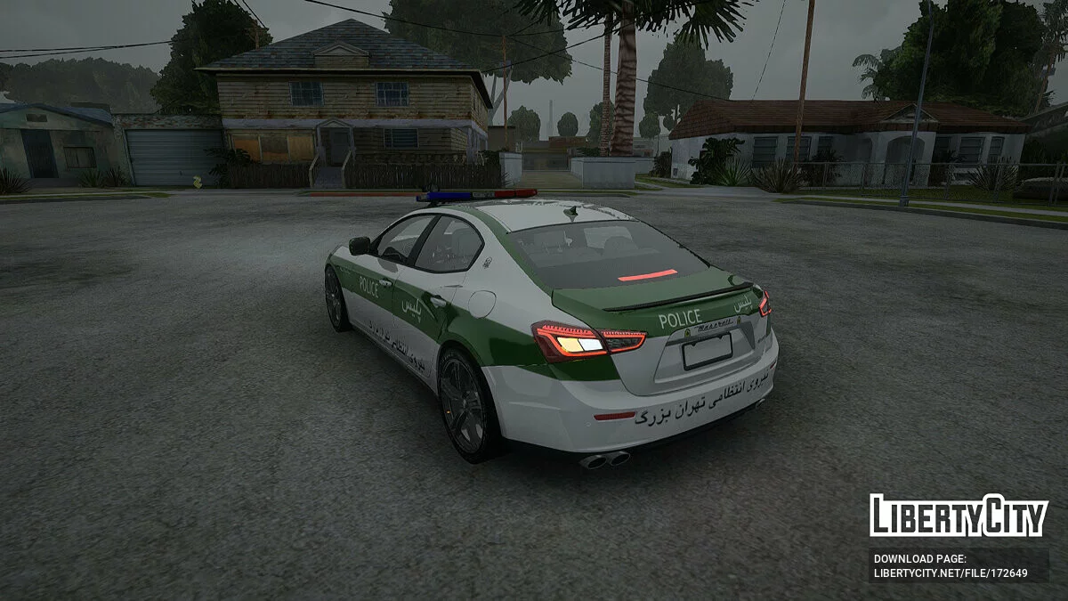 Maserati Iranian Police / GTA San Andreas