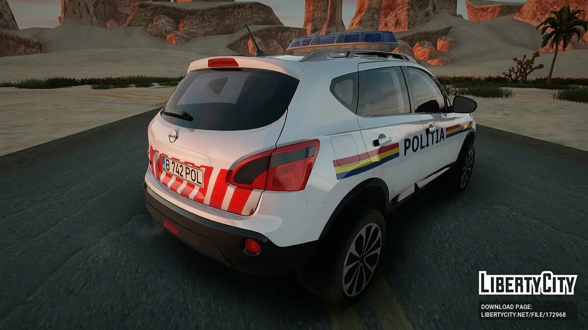 Nissan Qashqai - Полиция / GTA San Andreas