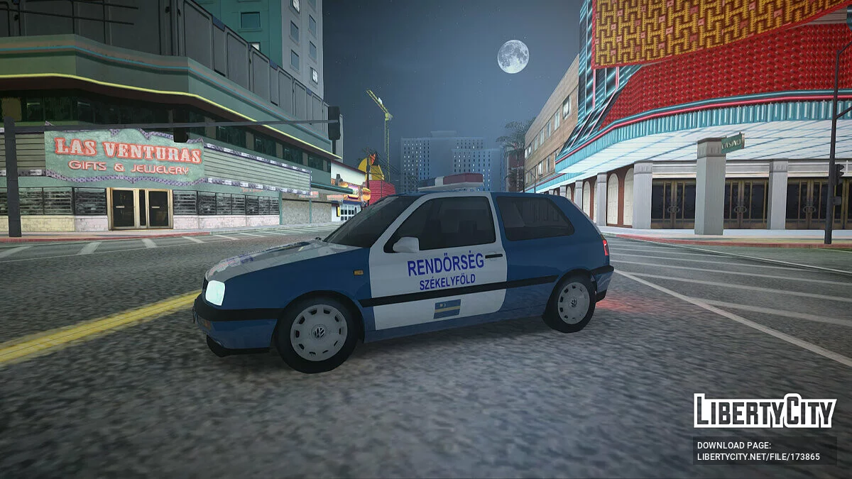 Volkswagen Golf 3 Police / GTA San Andreas