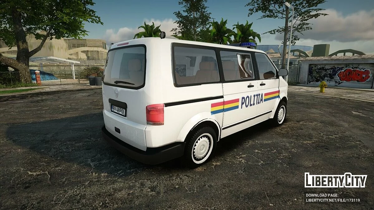 Volkswagen Transporter T5 - Полиция / GTA San Andreas
