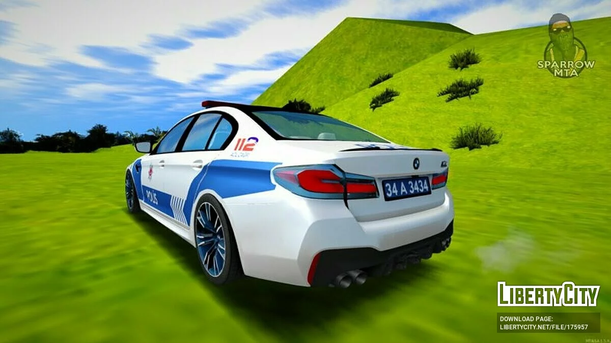 BMW M5 F90 '20 - Полиция / GTA San Andreas