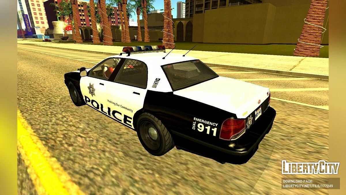 GTA 5 Vapid Police Cruiser LVPD / GTA San Andreas