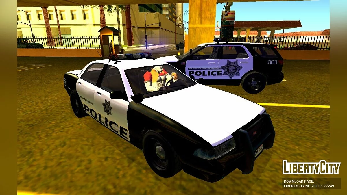 GTA 5 Vapid Police Cruiser LVPD / GTA San Andreas