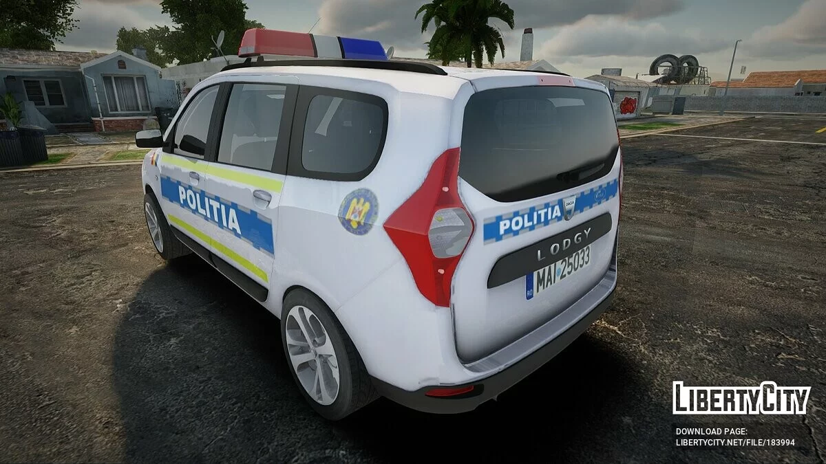 Dacia Lodgy - Полиция / GTA San Andreas