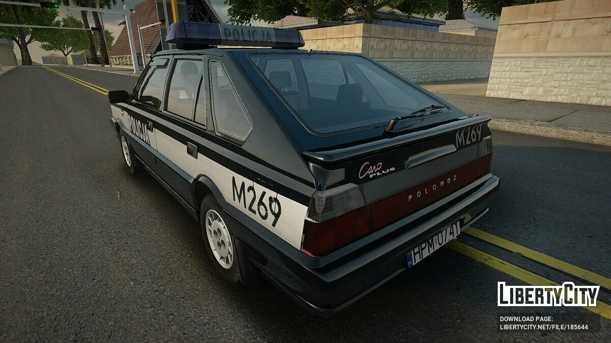FSO Polonez Caro Plus - Полиция / GTA San Andreas