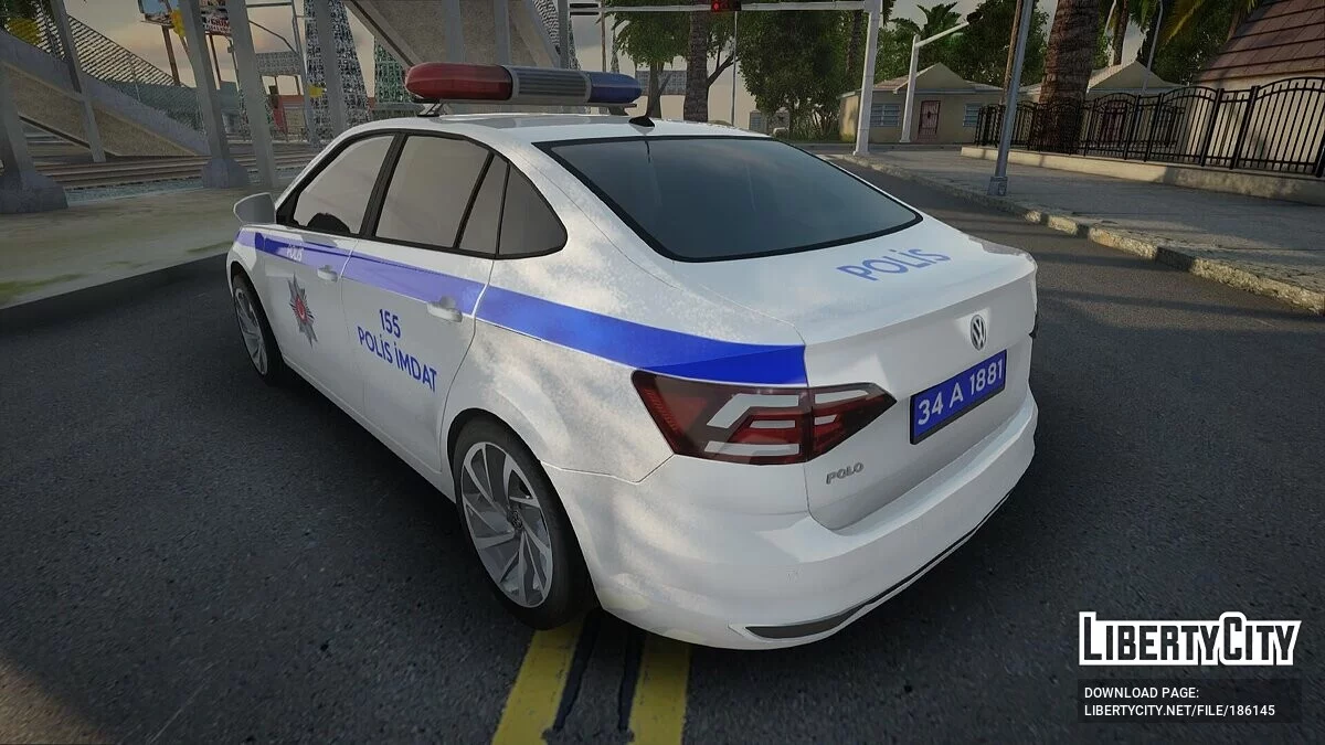 2020 Volkswagen Polo Sedan - Полиция Турции / GTA San Andreas