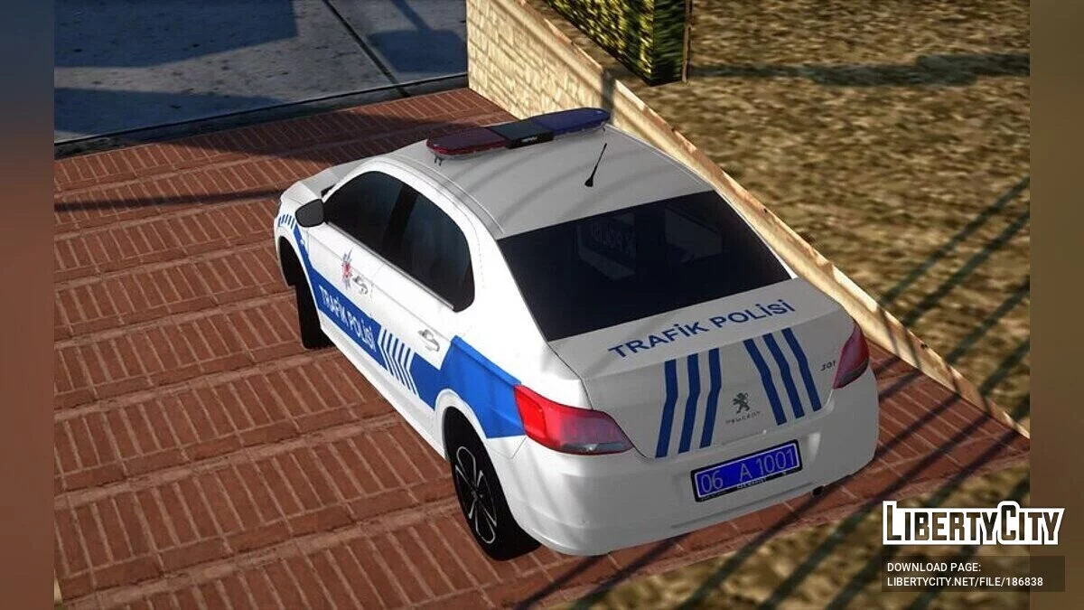 Peugeot 301 - Полиция / GTA San Andreas