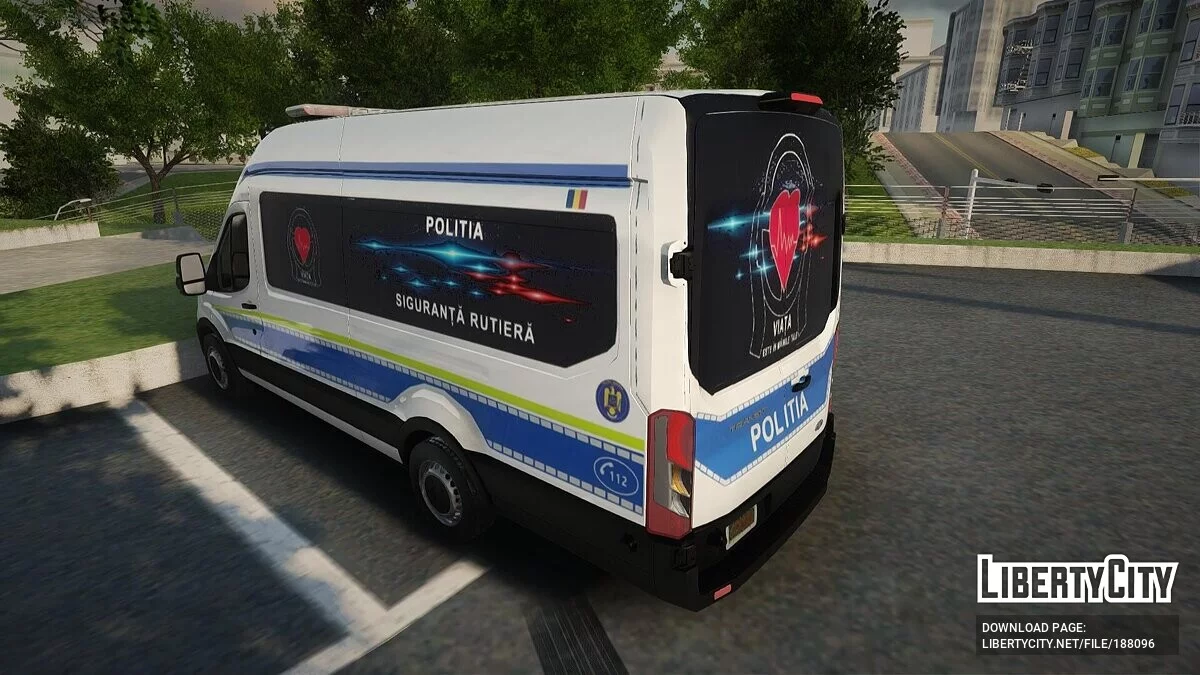 Ford Transit - Полиция / GTA San Andreas