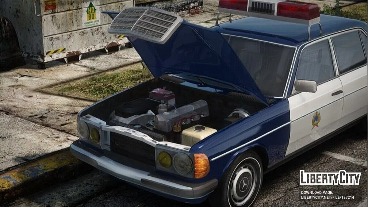 Mercedes-Benz W123 240d - Полиция / GTA San Andreas