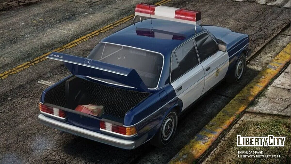 Mercedes-Benz W123 240d - Полиция / GTA San Andreas