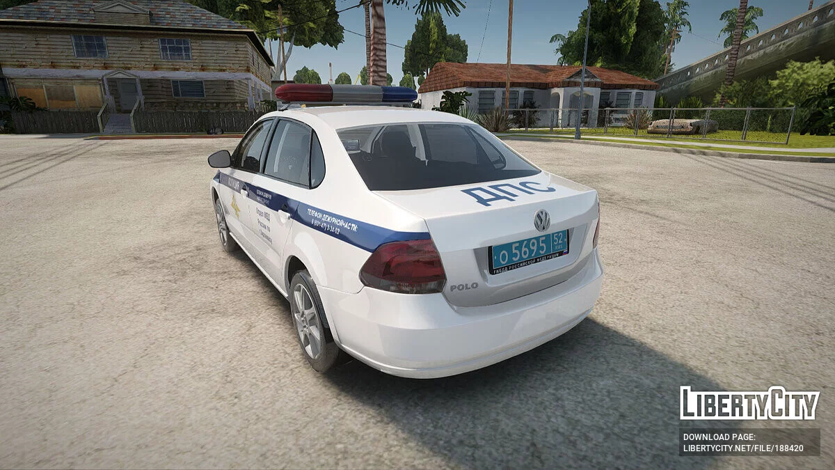 Volkswagen Polo Police / GTA San Andreas