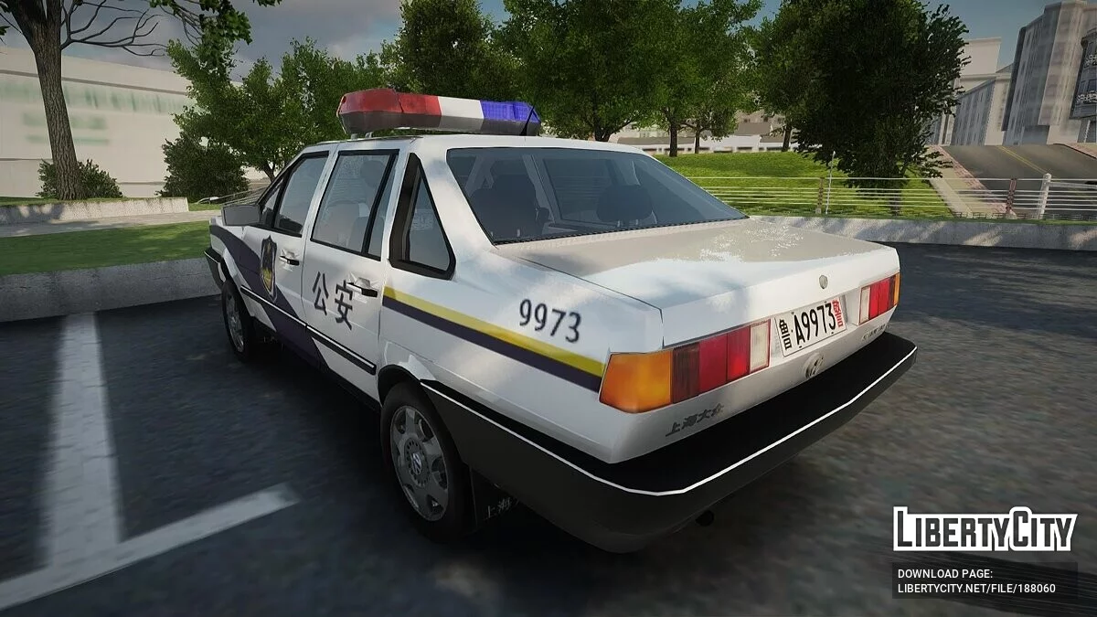 Volkswagen Santana - Полиция Китая / GTA San Andreas