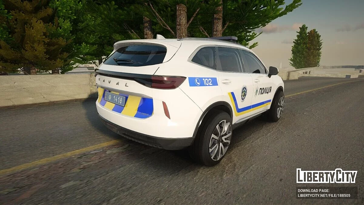 Haval H6 - Патрульная Полиция Украины / GTA San Andreas