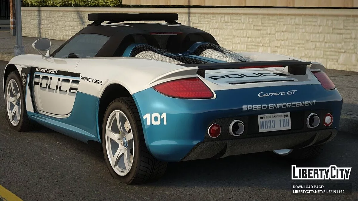 2004 Porsche Carrera GT Police / GTA San Andreas
