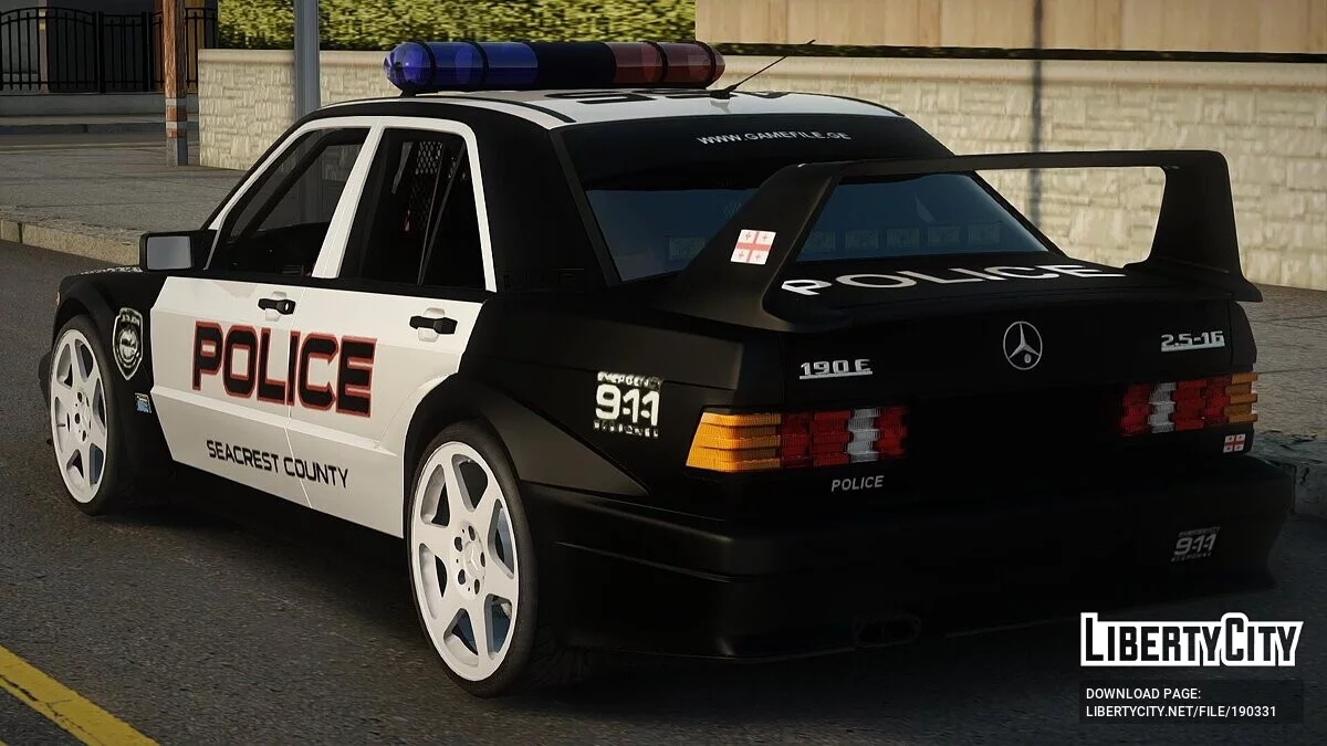 Mercedes-Benz 190E Evolution - Полиция / GTA San Andreas