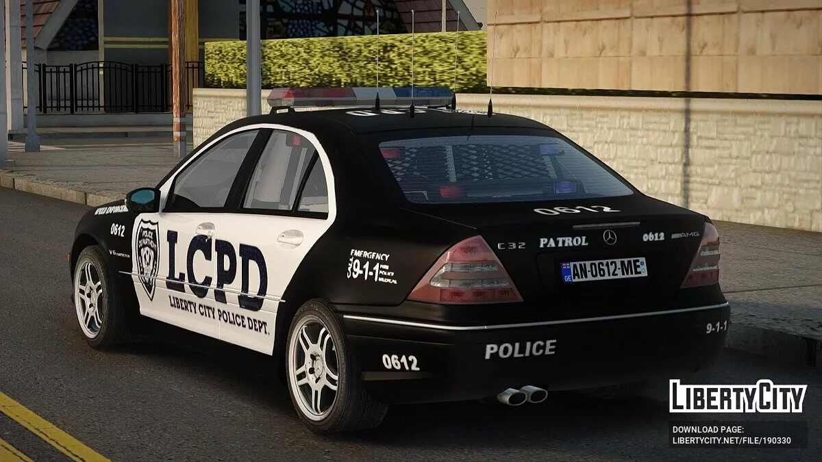 Mercedes-Benz C32 AMG - Полиция / GTA San Andreas