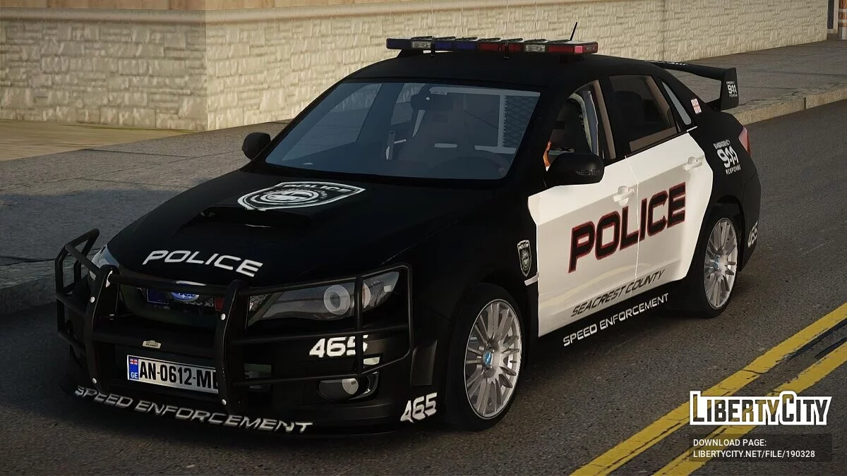 Subaru Impreza - Полиция / GTA San Andreas