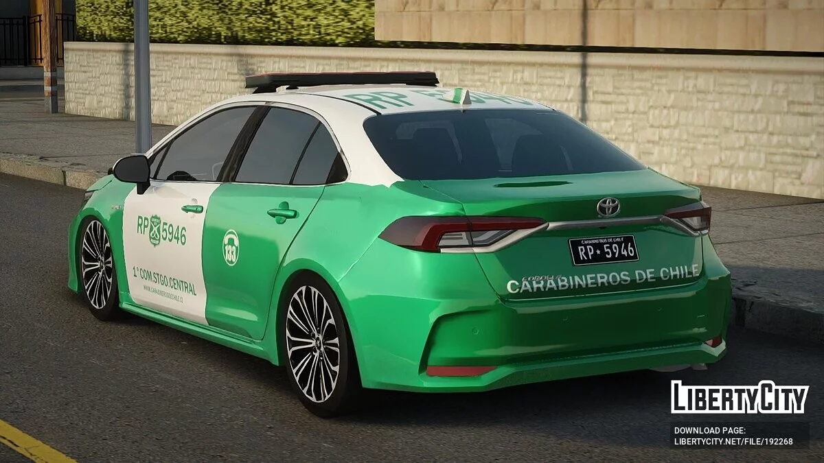 Toyota Corolla Carabineros De Chile / GTA San Andreas