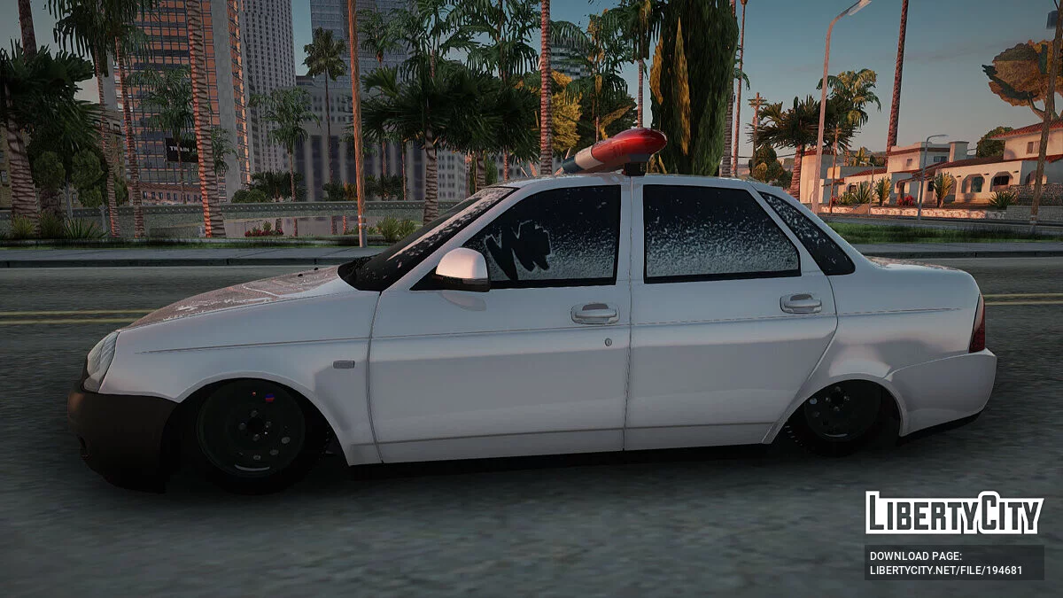 LADA 2170 Priora Static Police / GTA San Andreas