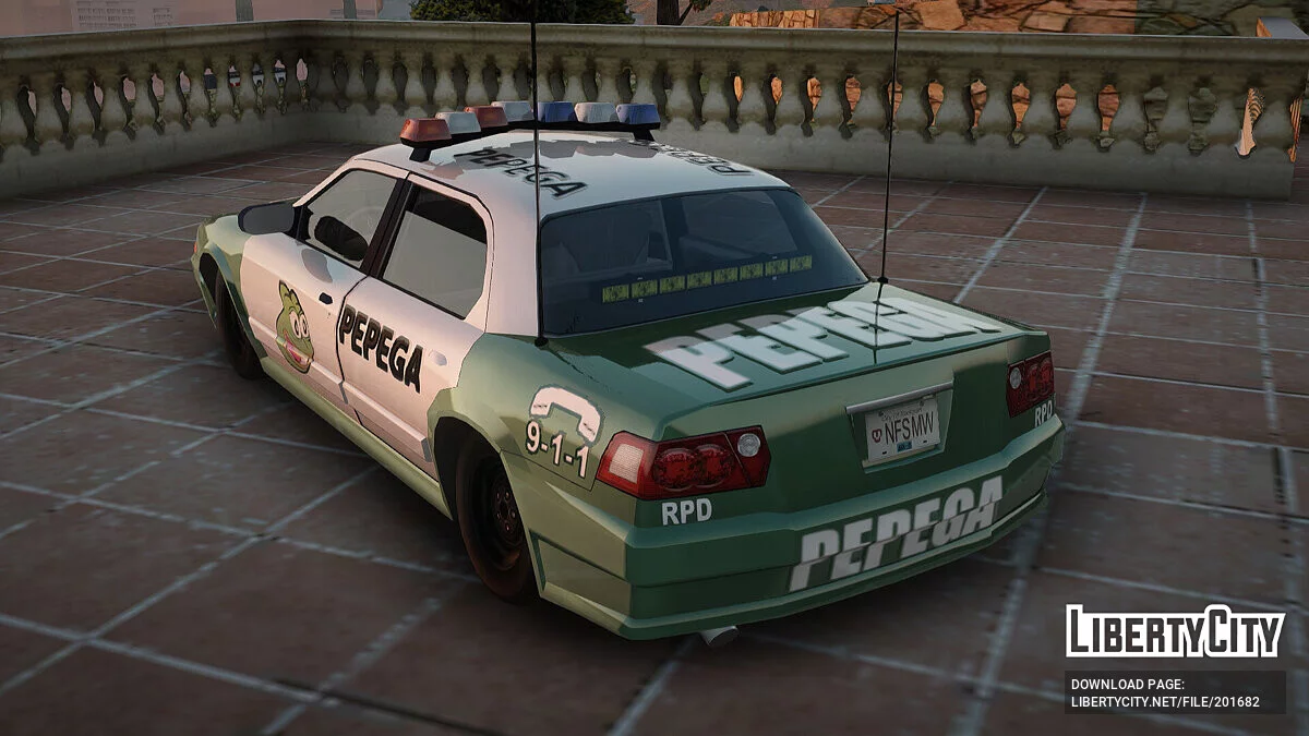 Police Civic Cruiser Pepega / GTA San Andreas