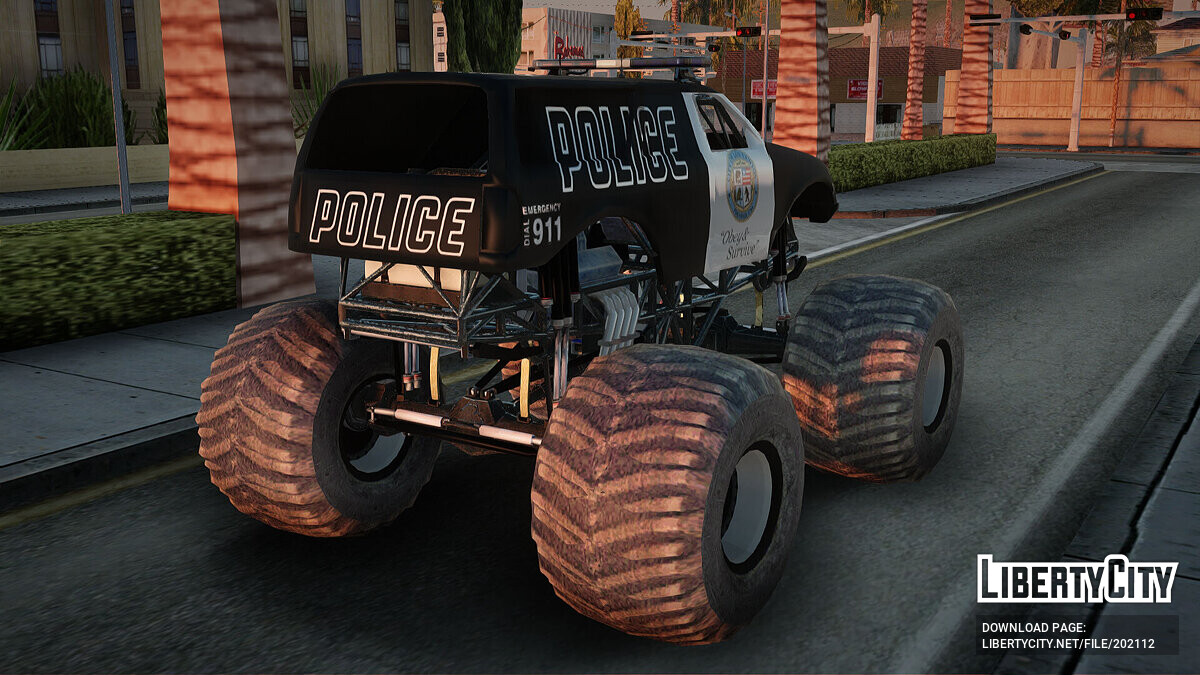 Скачать The Police Monster Trucks для GTA San Andreas