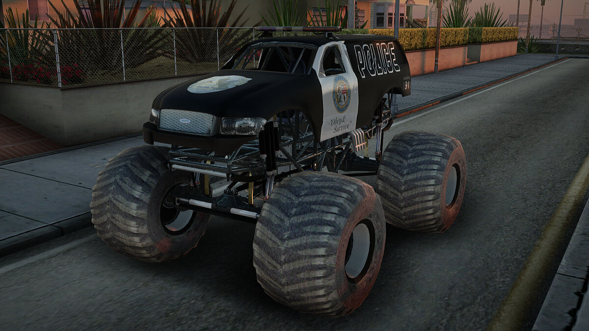 Скачать The Police Monster Trucks для GTA San Andreas