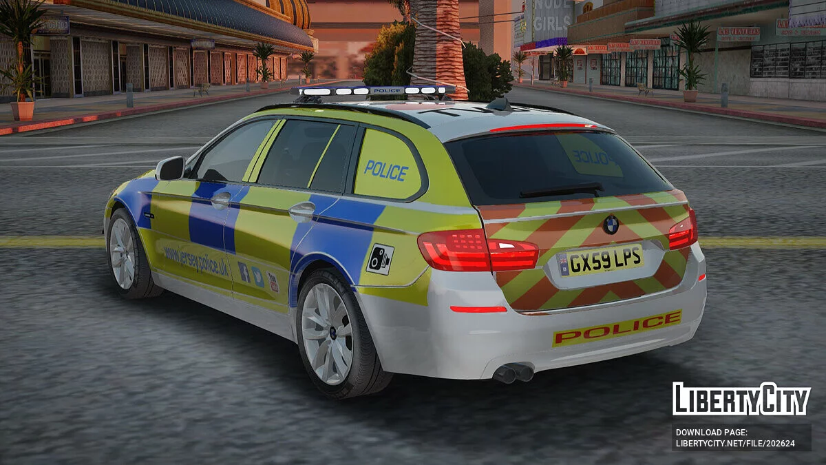 BMW 530d Touring Jersey Police / GTA San Andreas