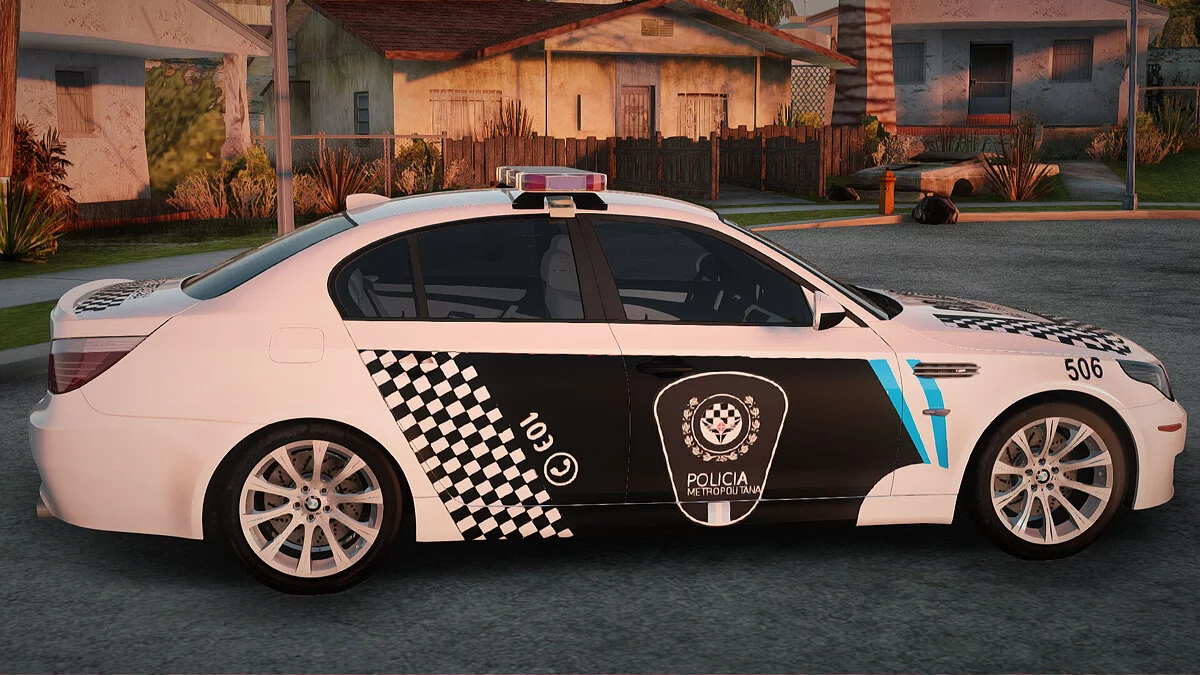 BMW M5 E60 Policia Metropolitana Argentina / GTA San Andreas