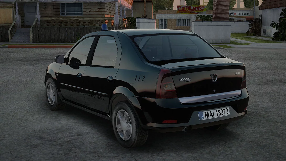 Dacia Logan 2008 Politia Unmarked / GTA San Andreas