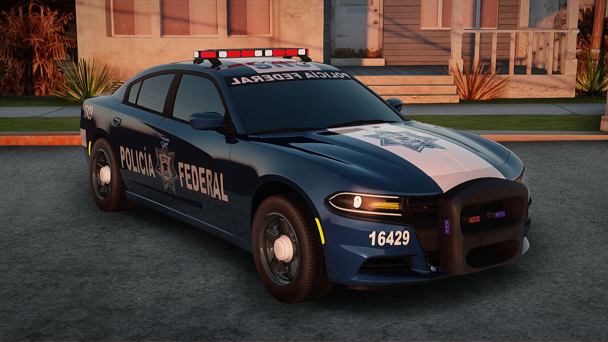 Скачать Dodge Charger 2015 Mexican Police для GTA San Andreas