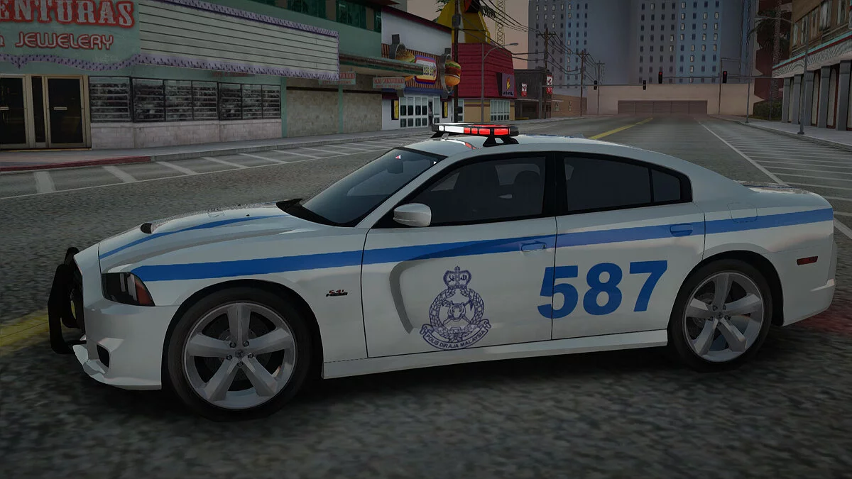 Dodge Charger SRT8 2015 Police Malaysia / GTA San Andreas