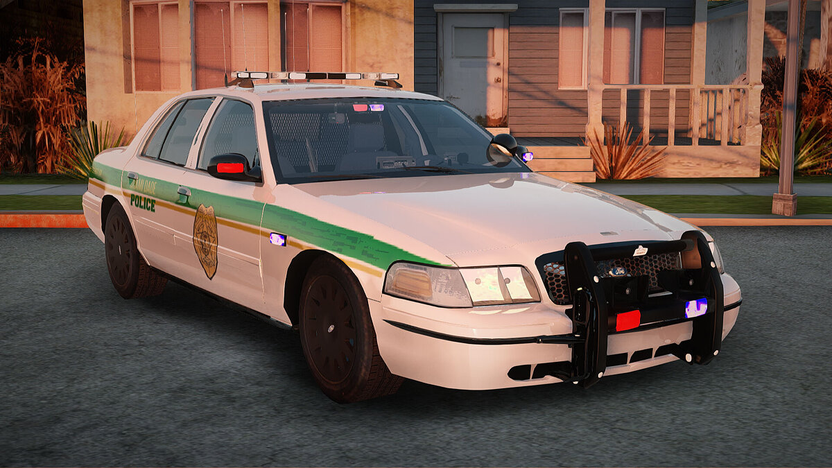 Скачать Ford Crown Victoria Miami Dade для GTA San Andreas