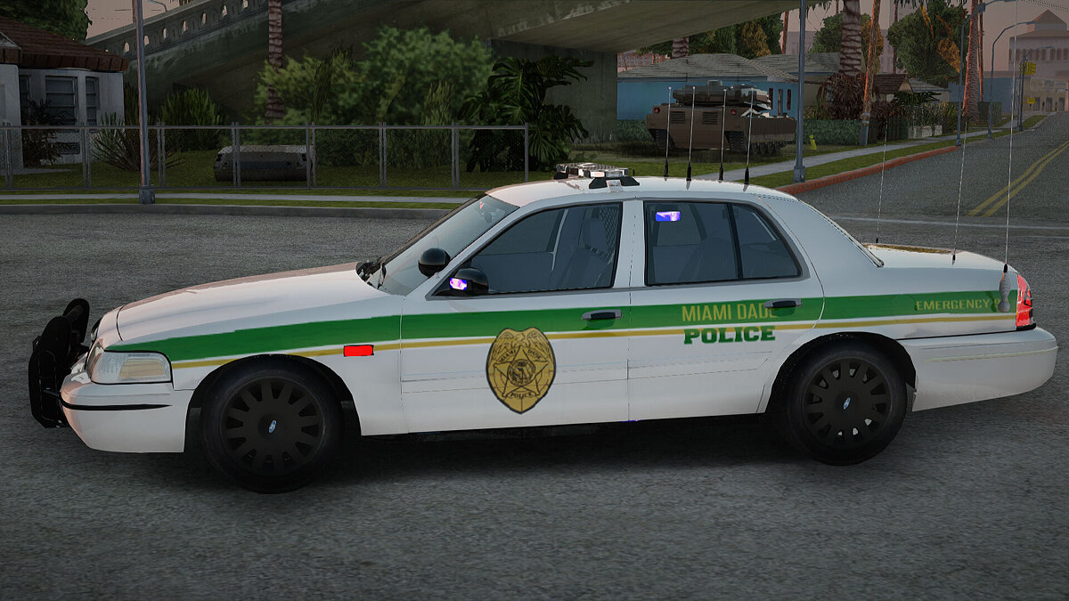 Скачать Ford Crown Victoria Miami Dade для GTA San Andreas