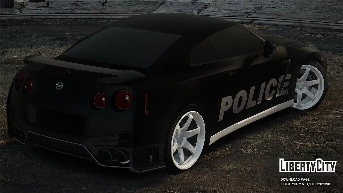 Nissan GTR R35 VTR - Полиция / GTA San Andreas