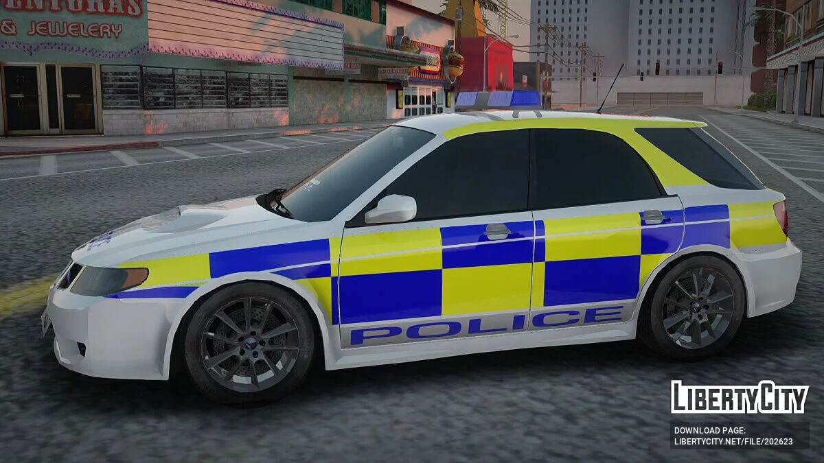 SAAB 9-2 Aero Turbo Generic UK Police / GTA San Andreas