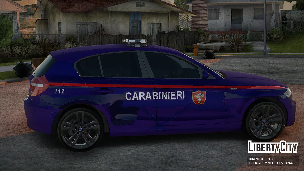 BMW 120i SE Carabinieri / GTA San Andreas