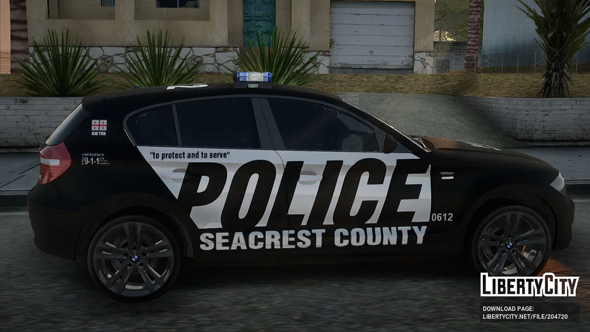 BMW 120i USA Police / GTA San Andreas