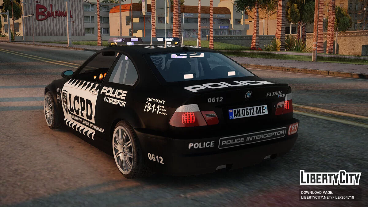 BMW M3 E46 Police / GTA San Andreas