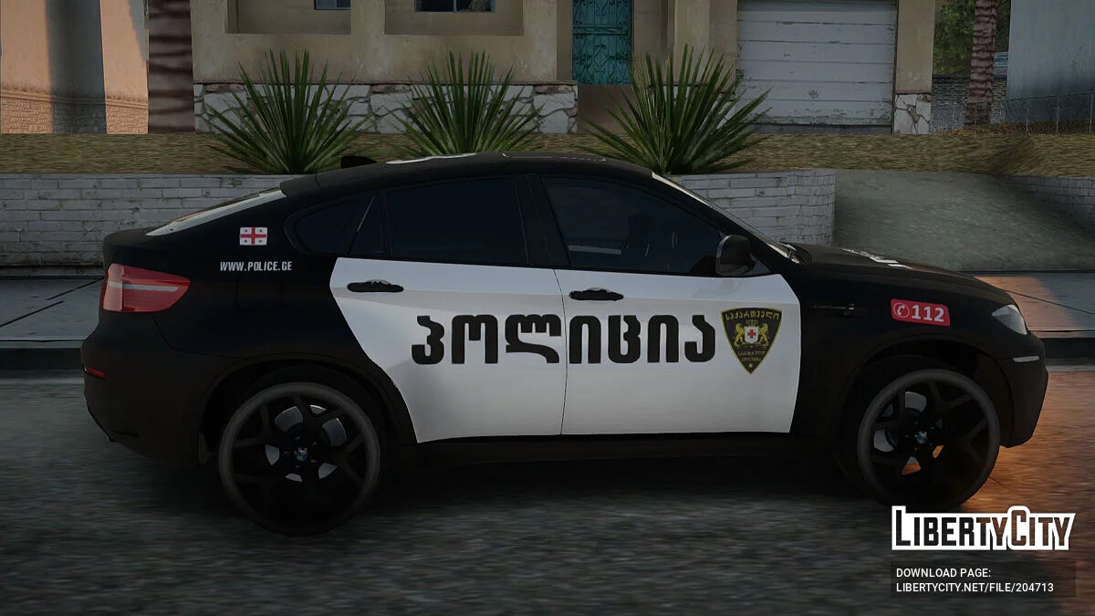 BMW X6 Georgia Police / GTA San Andreas