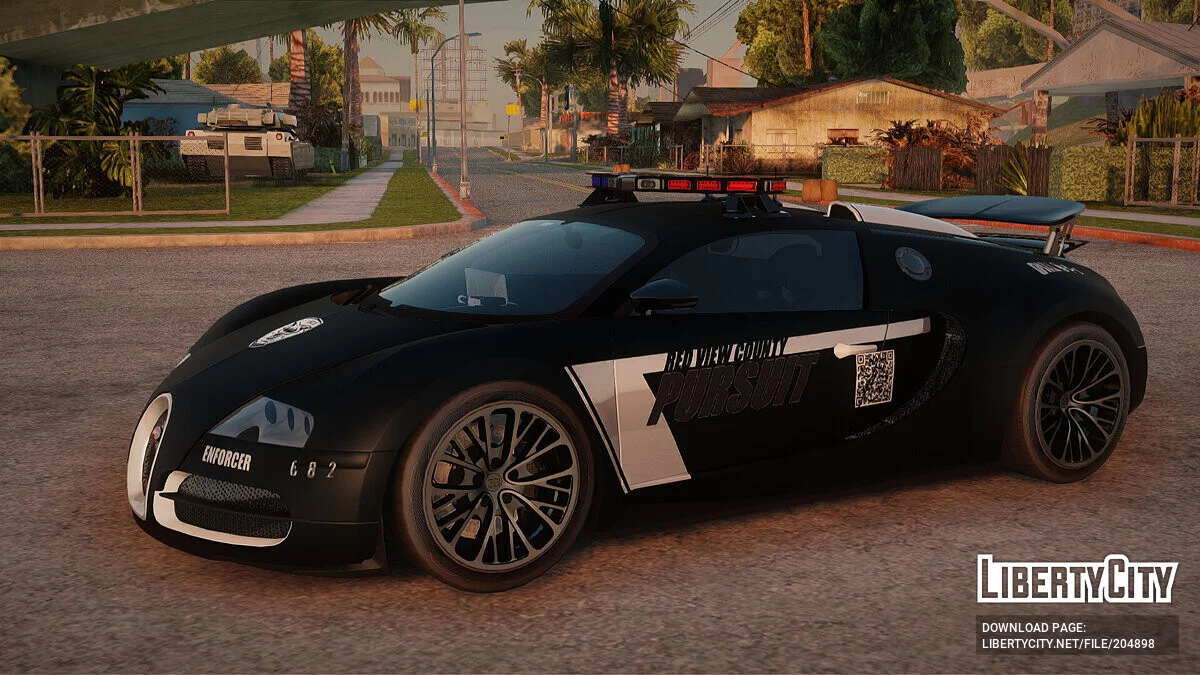 Bugatti Veyron 16.4 2013 Dubai Police / GTA San Andreas