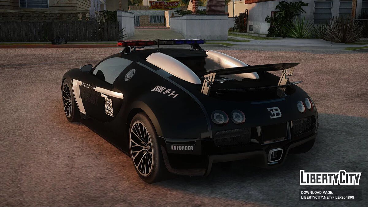 Bugatti Veyron 16.4 2013 Dubai Police / GTA San Andreas