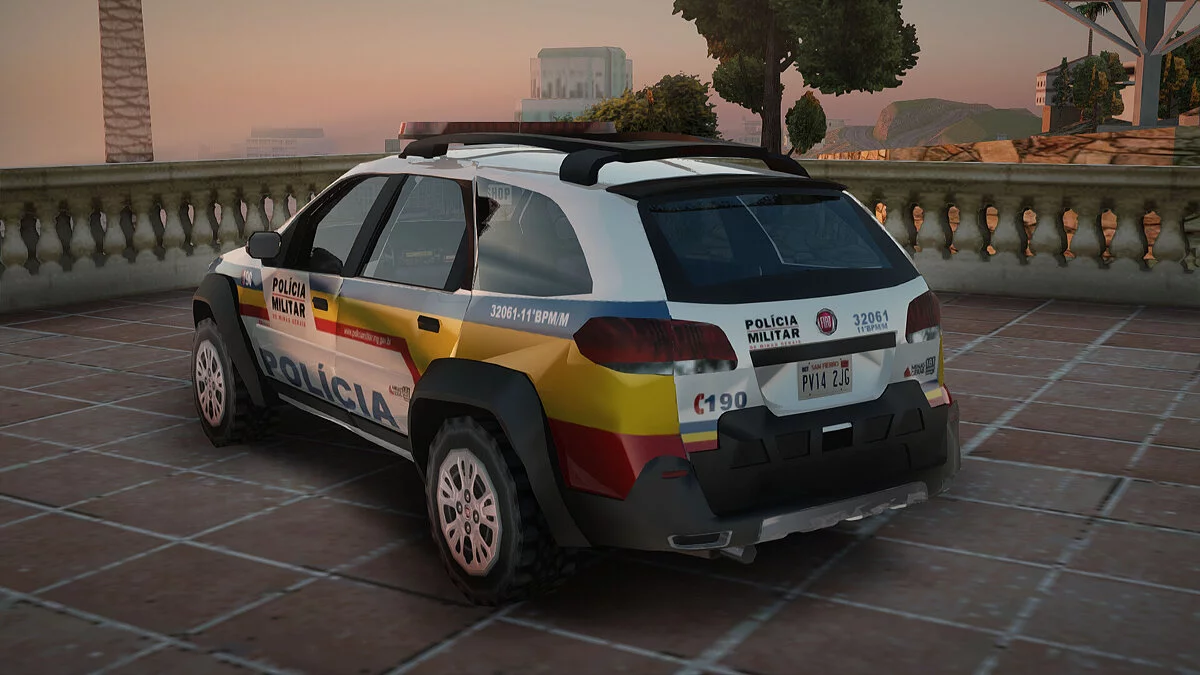 Fiat Palio Weekend Adventure 2013 PMMG / GTA San Andreas