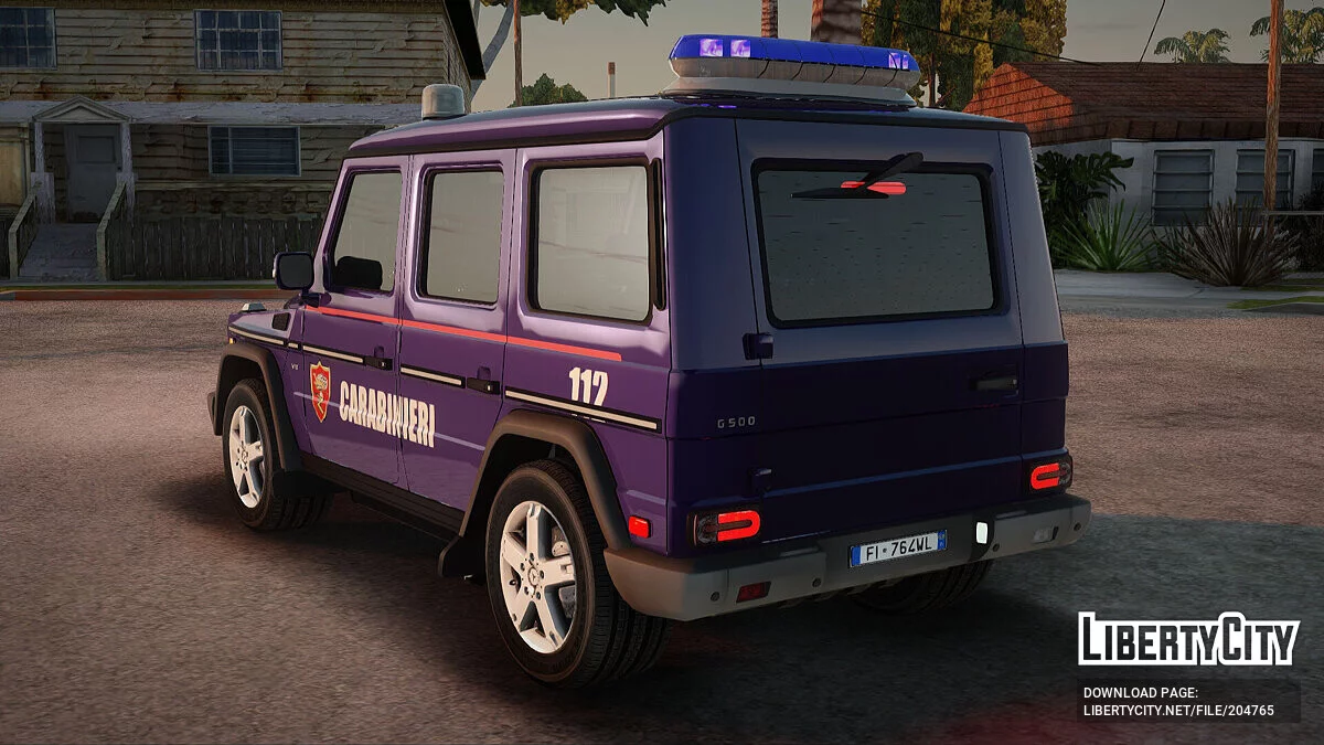 Mercedes Benz G8 Carabinieri / GTA San Andreas