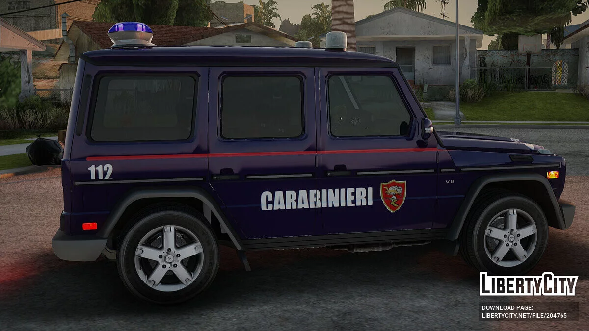 Mercedes Benz G8 Carabinieri / GTA San Andreas