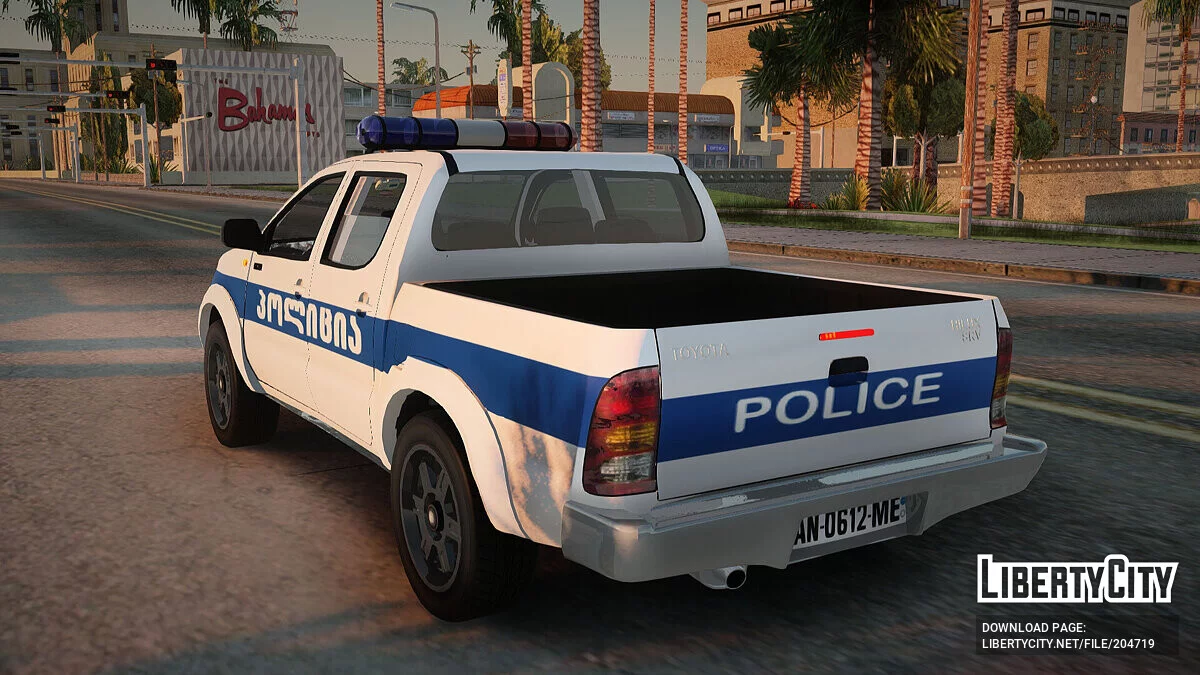 Toyota Hilux Georgia Police / GTA San Andreas